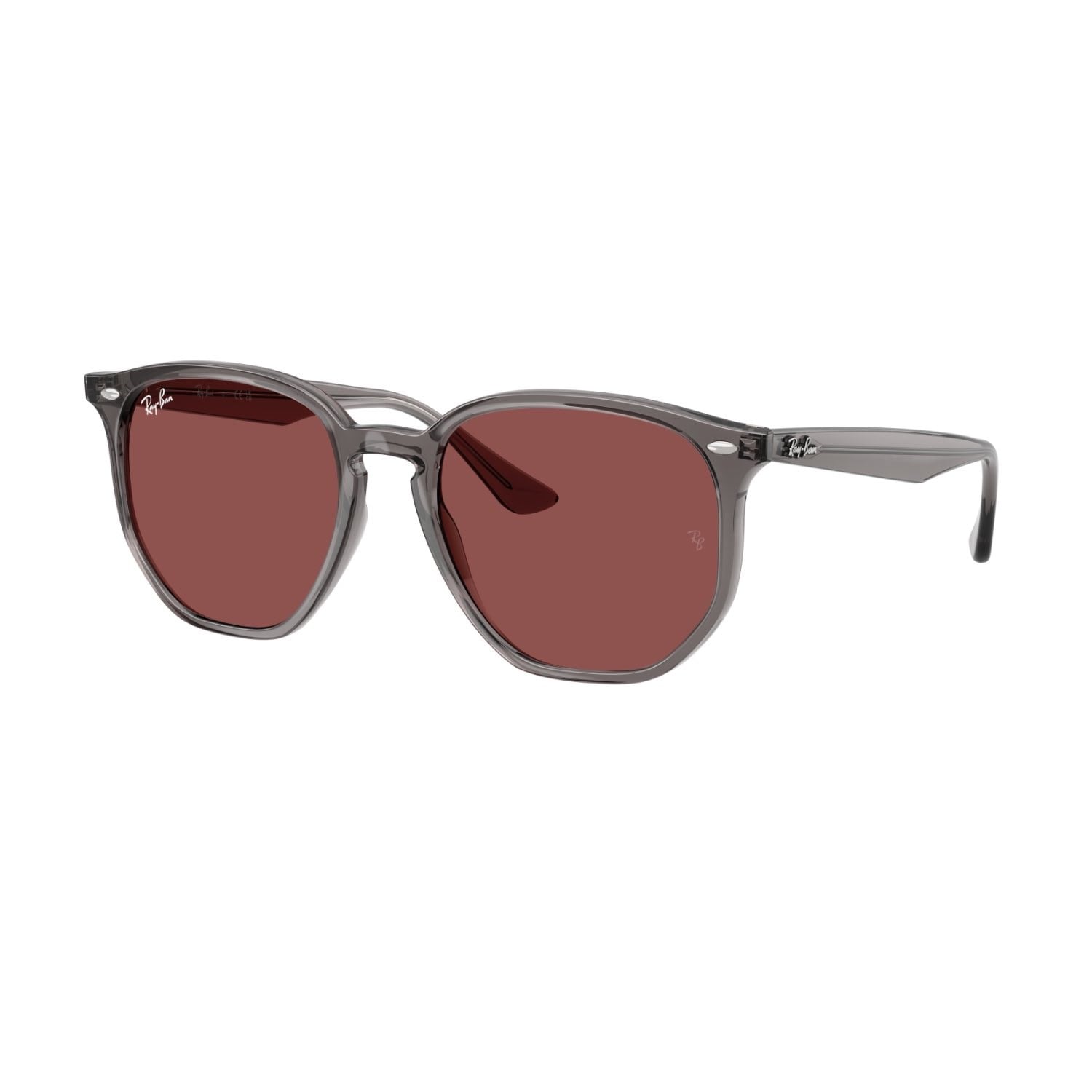 Ray-Ban RB 4306 687375 54 Unisex Geometrik Gri Kemik Güneş Gözlüğü