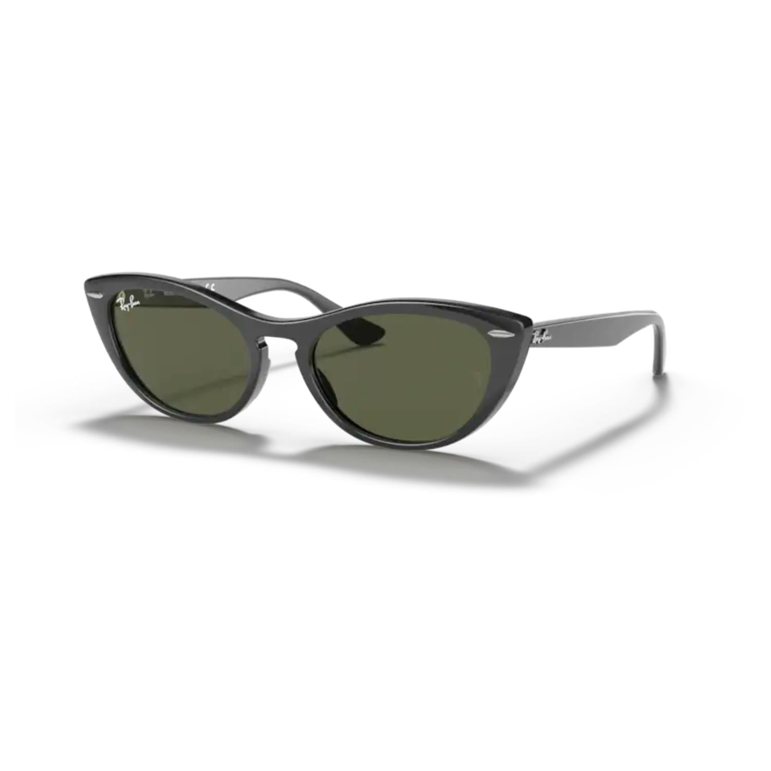 Ray-Ban RB 4314N 60131 54 Kadın Cateye Siyah Kemik Güneş Gözlüğü