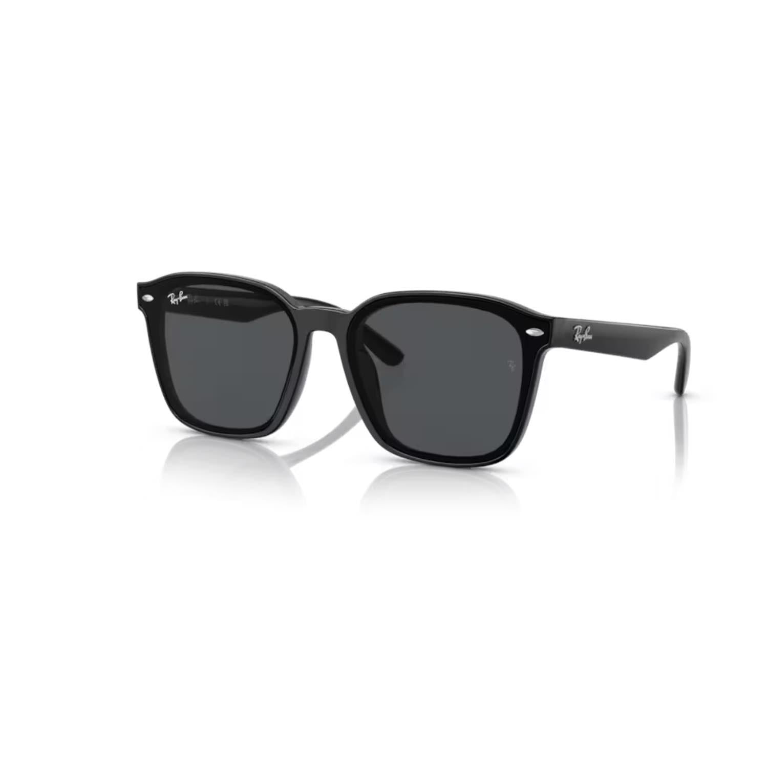 Ray-Ban RB 4392D 60187 66 Unisex Kare Siyah Kemik Güneş Gözlüğü