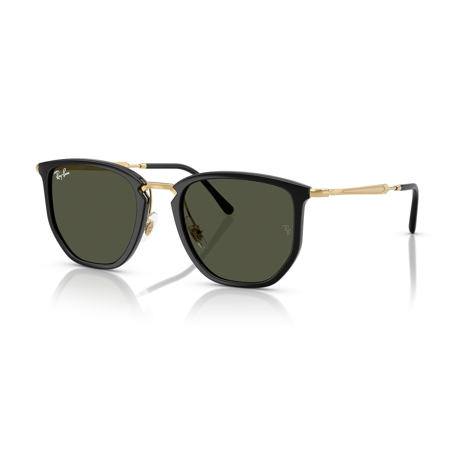 Ray-Ban RB 4451 630631 50 Unisex Geometrik Siyah Kombine Kemik Güneş Gözlüğü