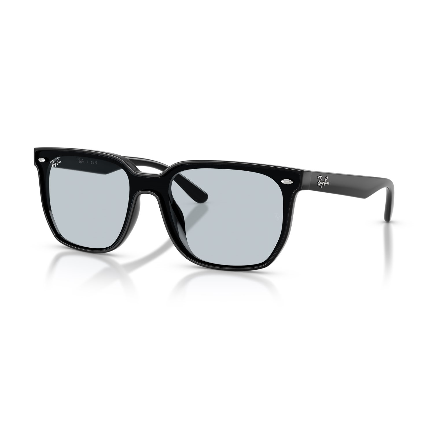 Ray-Ban RB 4466D 60172 47 Unisex Kare Siyah Kemik Güneş Gözlüğü