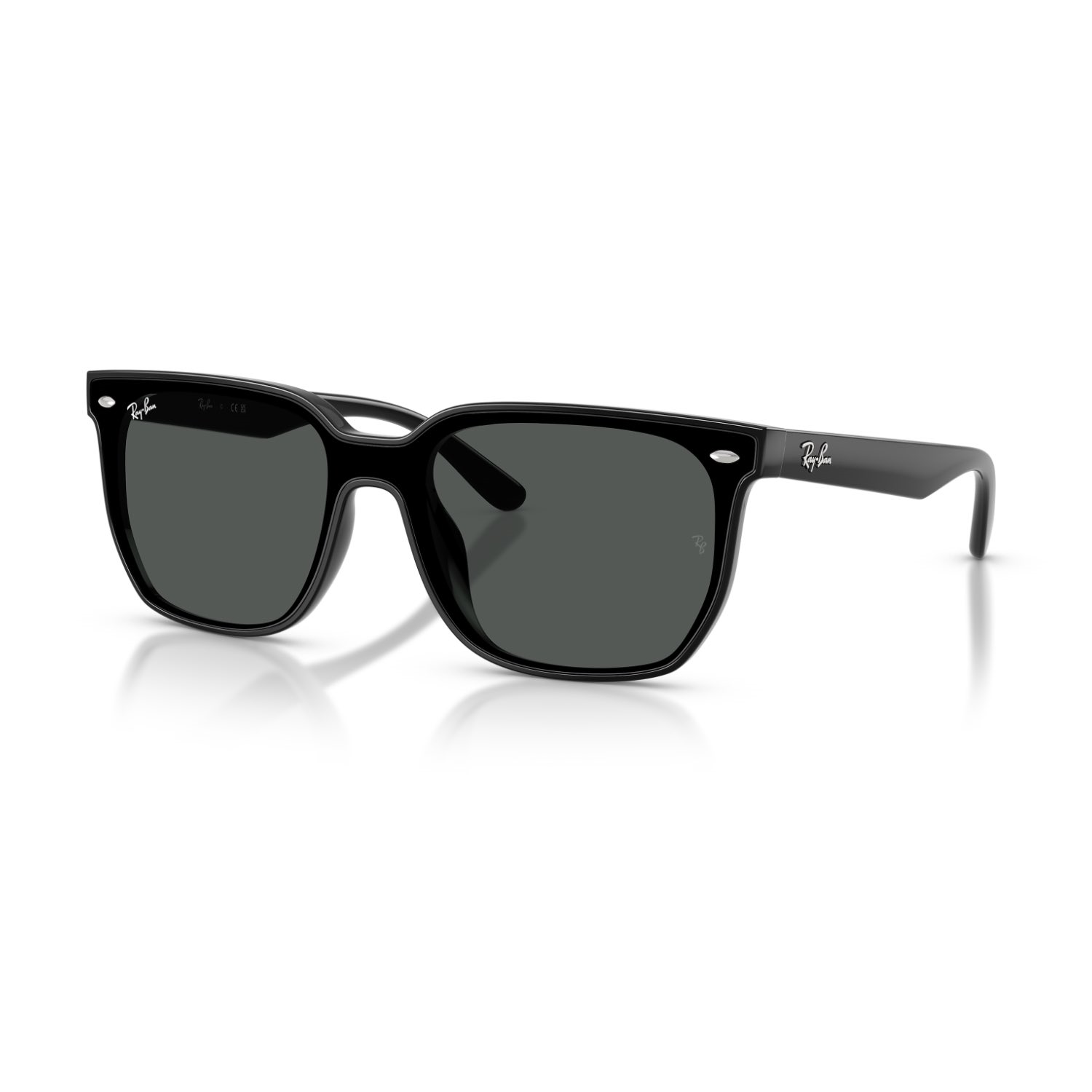 Ray-Ban RB 4466D 60187 47 Unisex Kare Siyah Kemik Güneş Gözlüğü