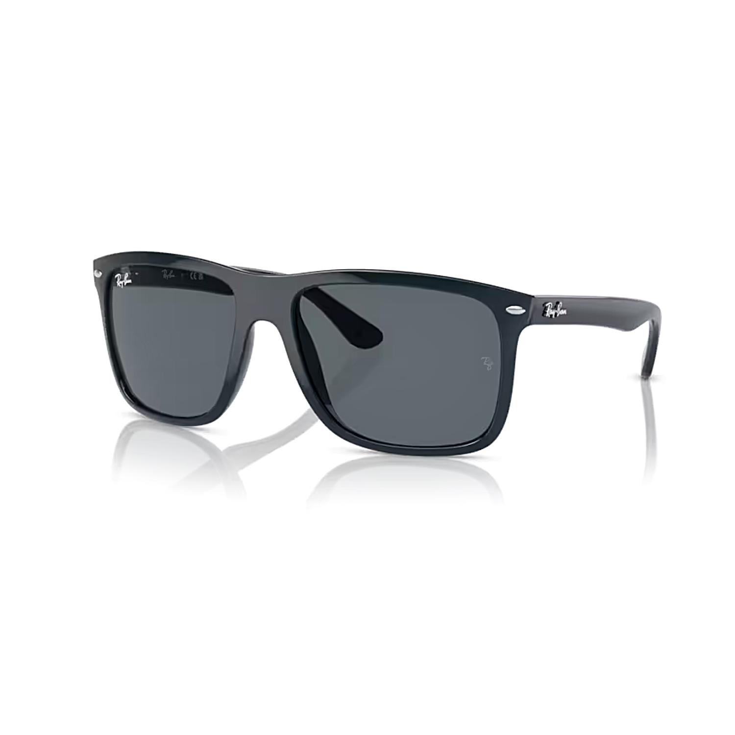 Ray-Ban RB 4547 6717R5 60 Unisex Kare Lacivert Kemik Güneş Gözlüğü
