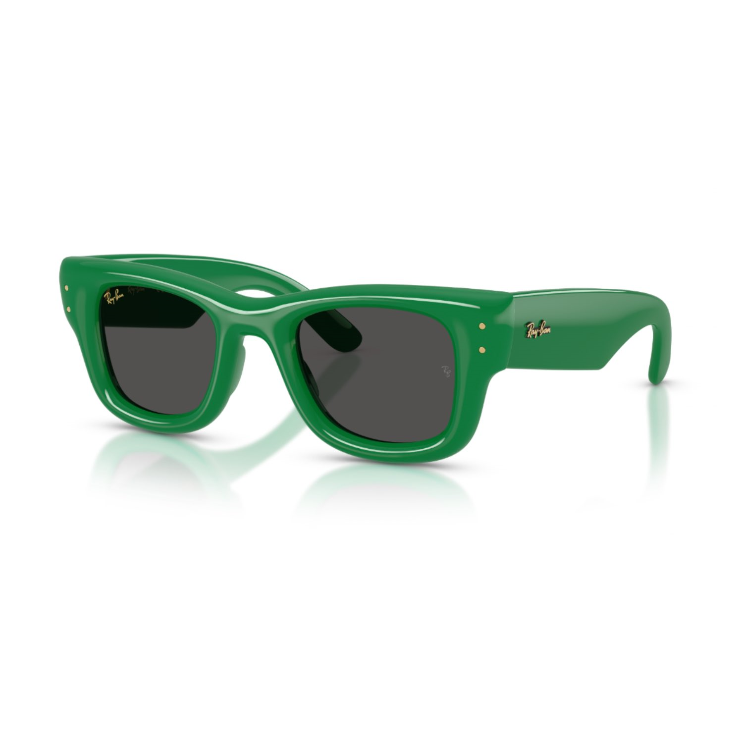 Ray-Ban RB 4940 683487 50 Wayfarer Puffer Unisex Kare Yeşil Kemik Güneş Gözlüğü