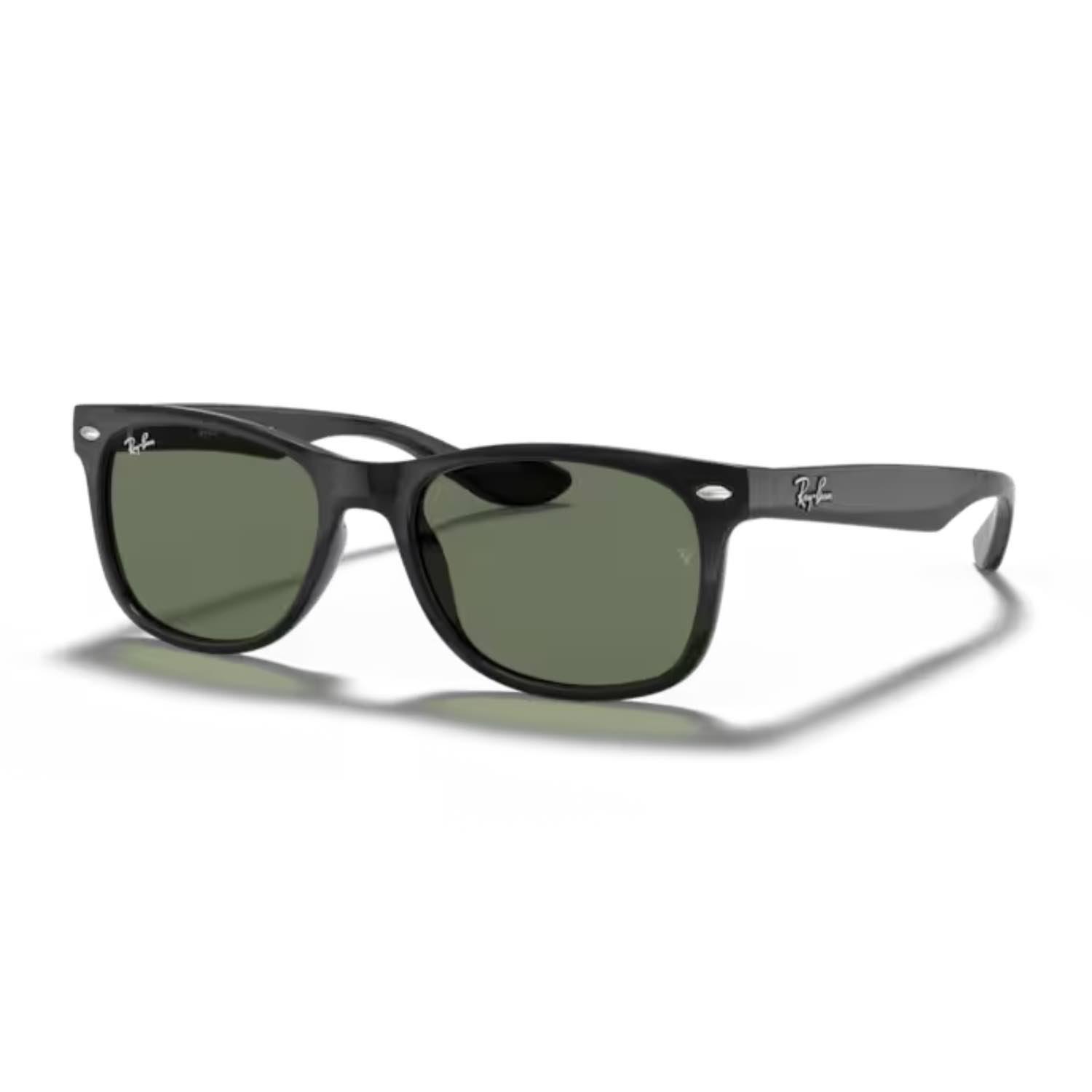 Ray-Ban RJ 9052S 10071 47 Unisex Oval Siyah Kemik Güneş Gözlüğü