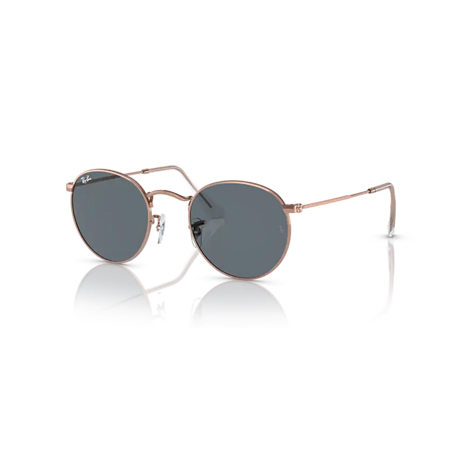 RB 3447 9202R5 53 Round Metal Unisex Roze Gold Güneş Gözlüğü