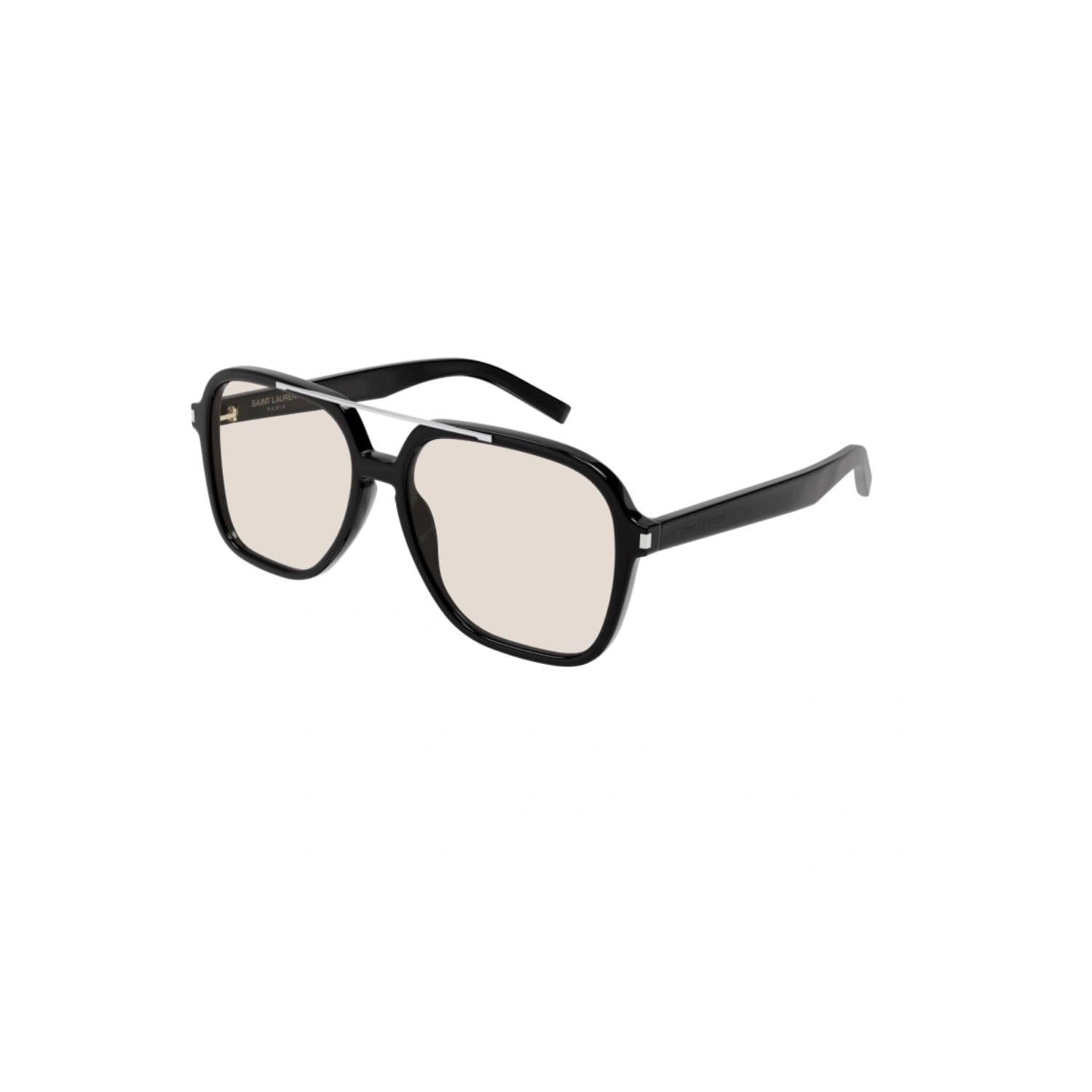 Saint Laurent SL 545 001 58 Unisex Kare Siyah Kemik Güneş Gözlüğü