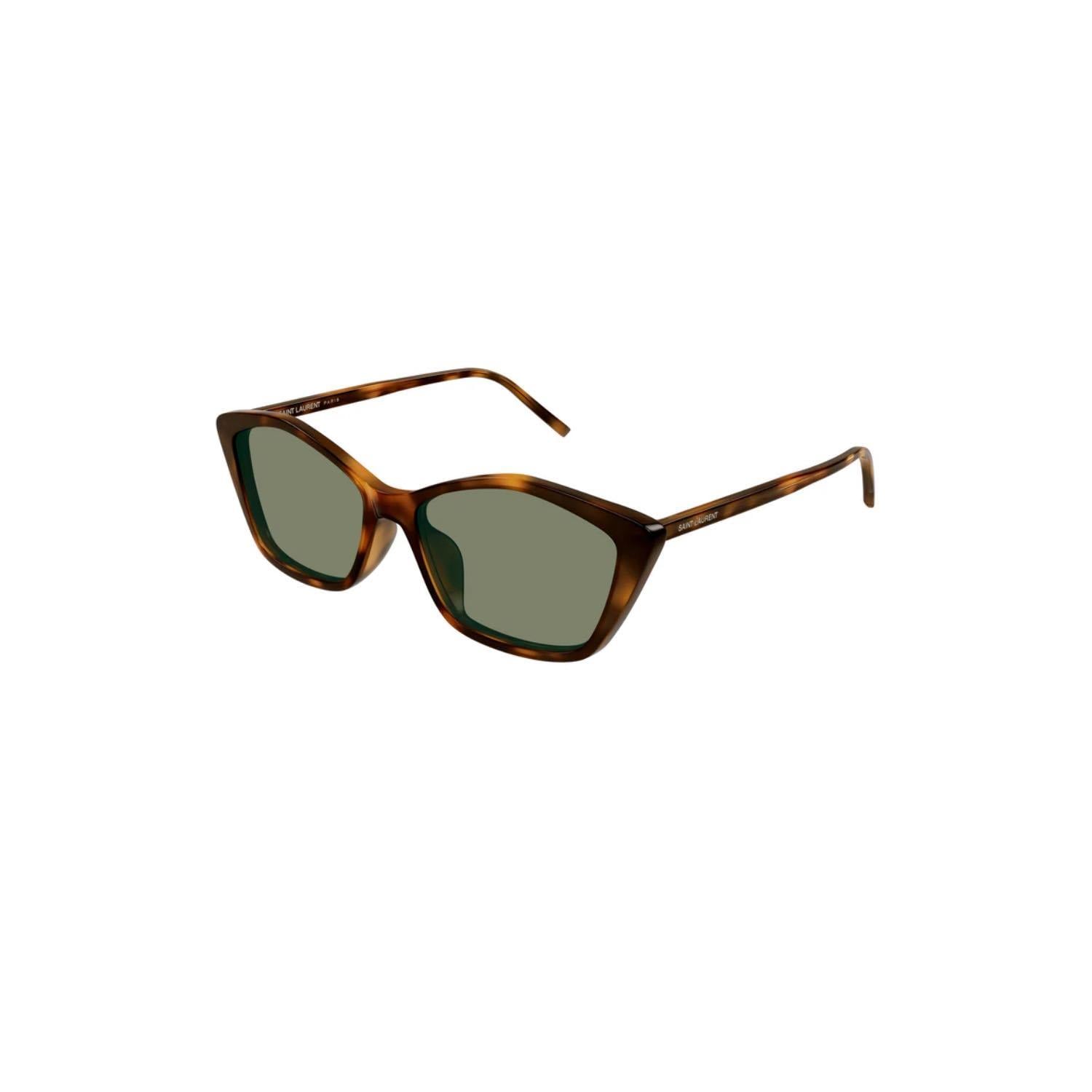 Saint Laurent SL 775 003 57 Kadın Geometrik Kırçıllı Kahverengi Kemik Güneş Gözlüğü
