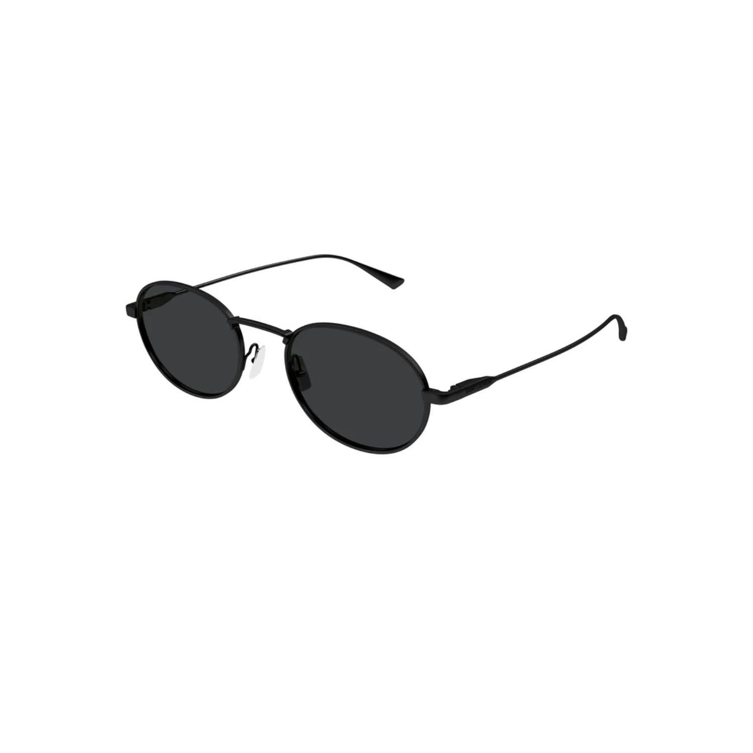 Saint Laurent SL 799 001 52 Kadın Oval Siyah Metal Güneş Gözlüğü