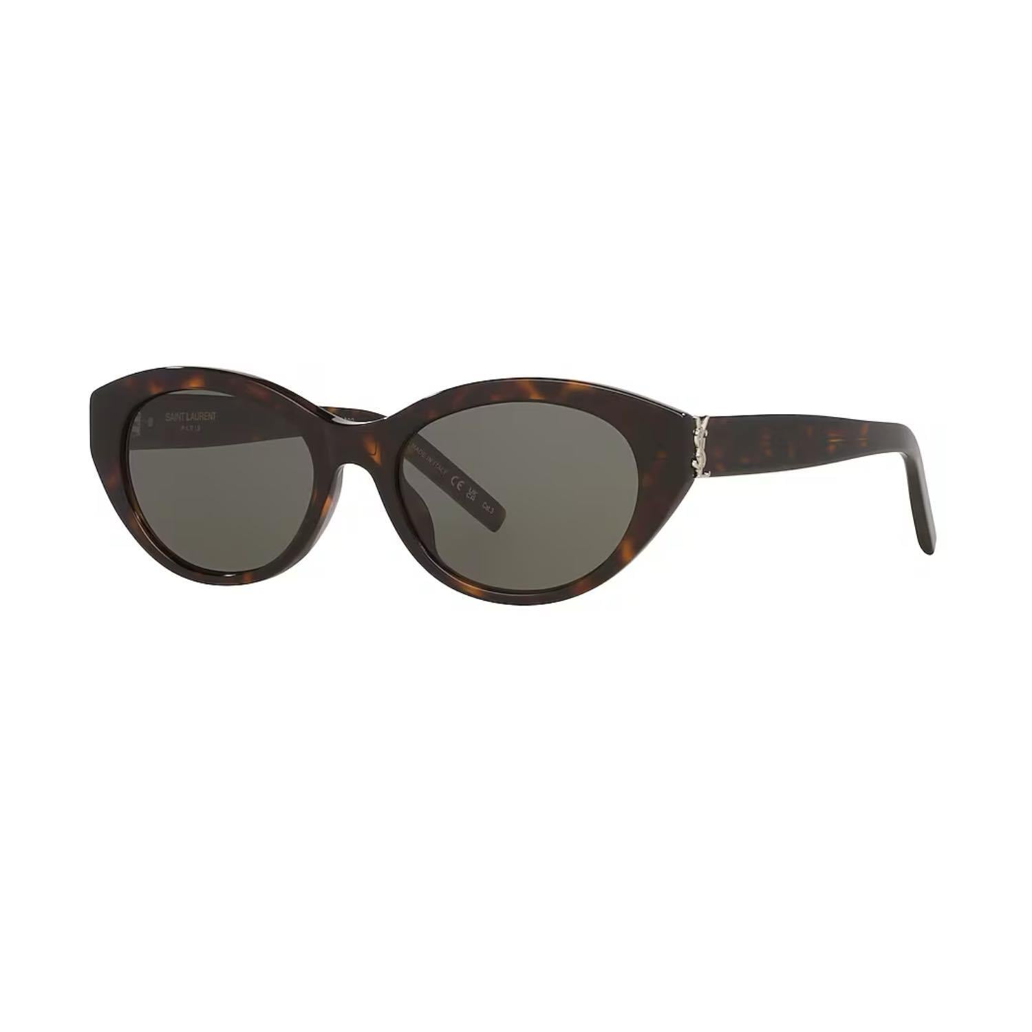 Saint Laurent SL M148 002 54 Kadın Cat Eye Kırçıllı Kahverengi Kemik Güneş Gözlüğü