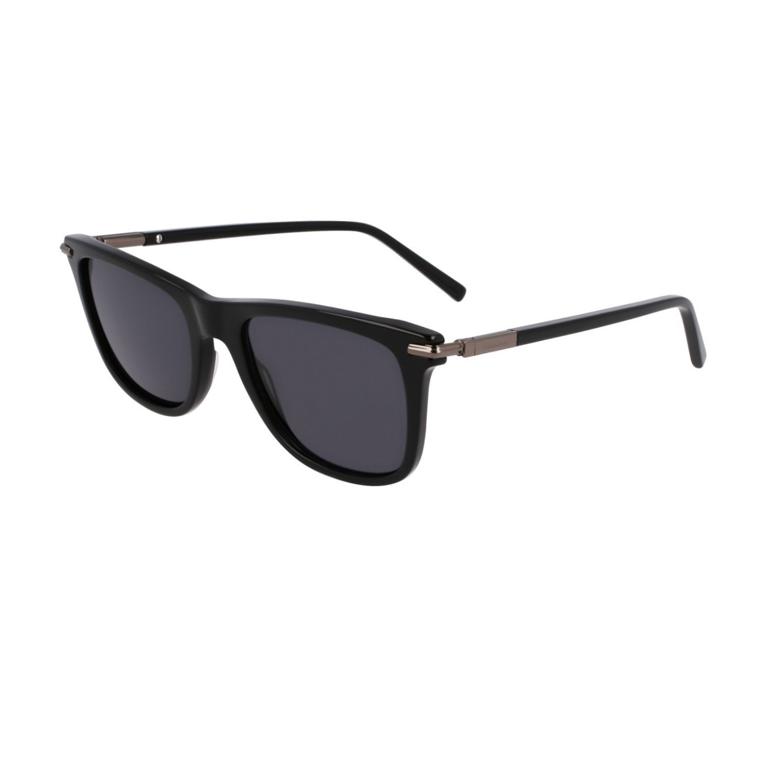 Salvatore Ferragamo SF 2028S 001 54 Unisex Dikdörtgen Siyah Kemik Güneş Gözlüğü