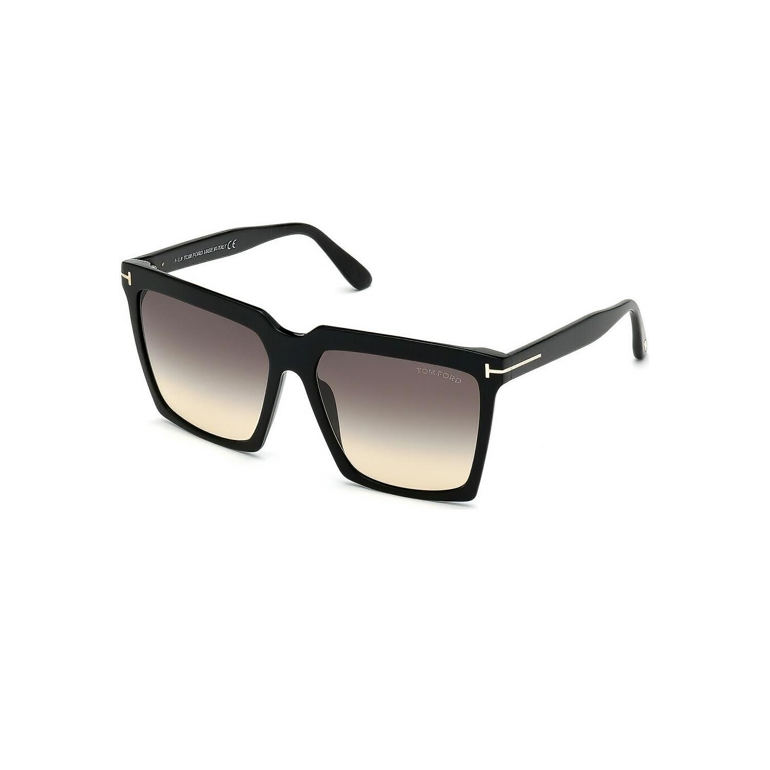 Tom Ford FT 0764 01B 58 Kadın Parlak Siyah Kemik Güneş Gözlüğü