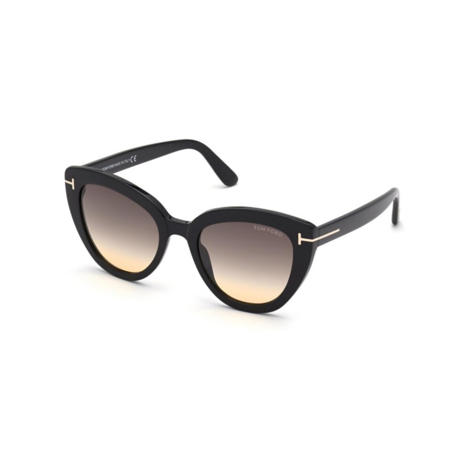 Tom Ford FT 0845 01B 53 Kadın Cat Eye Siyah Kemik Güneş Gözlüğü