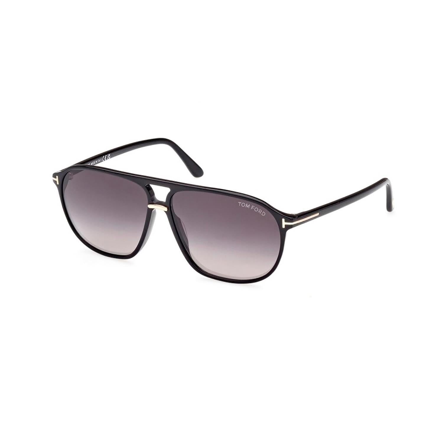 Tom Ford FT 1026 01B 61 Erkek Pilot Siyah Kemik Güneş Gözlüğü