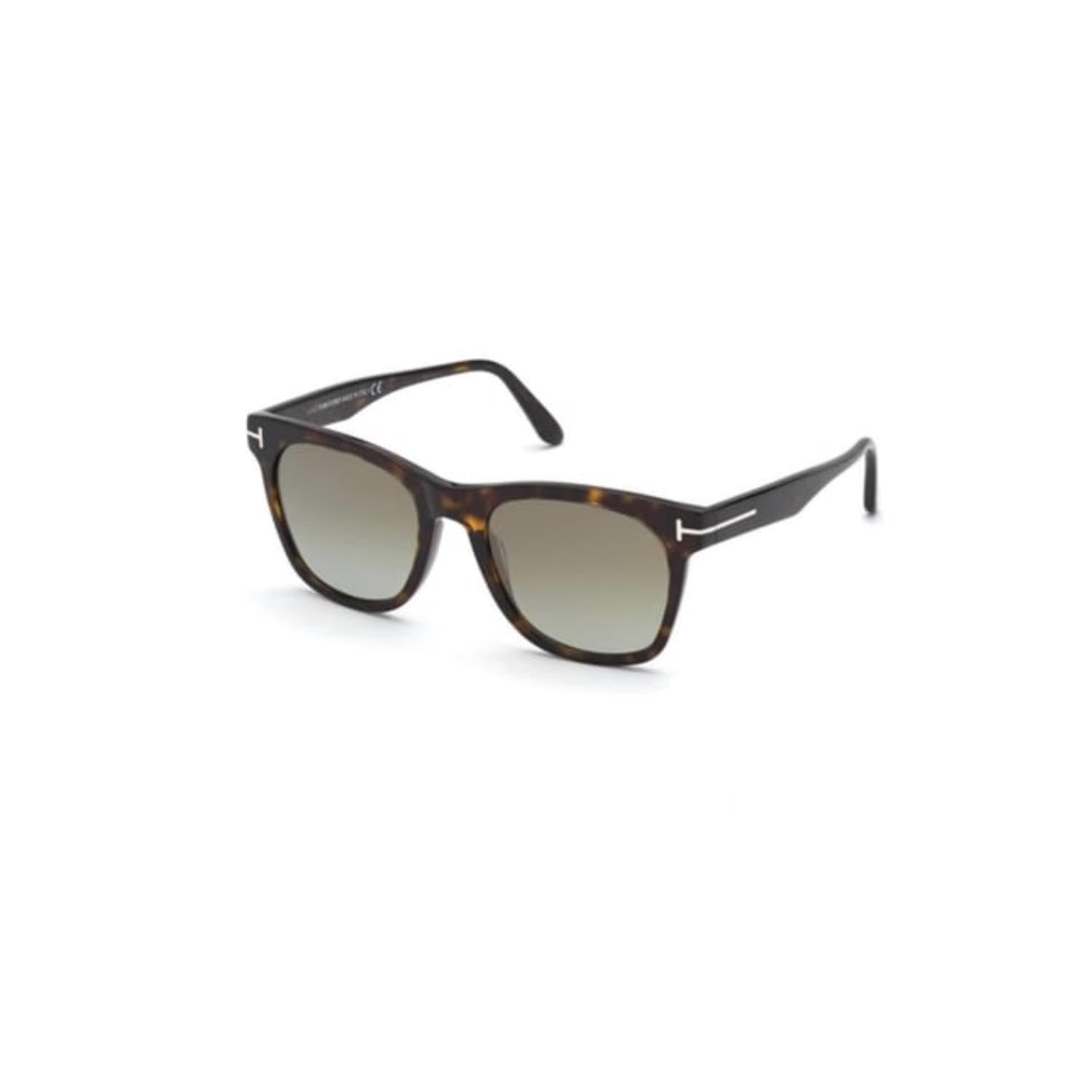 Tom Ford FT0833 52Q 54 Brooklyn Unisex Oval Kırçıllı Kahverengi Kemik Güneş Gözlüğü