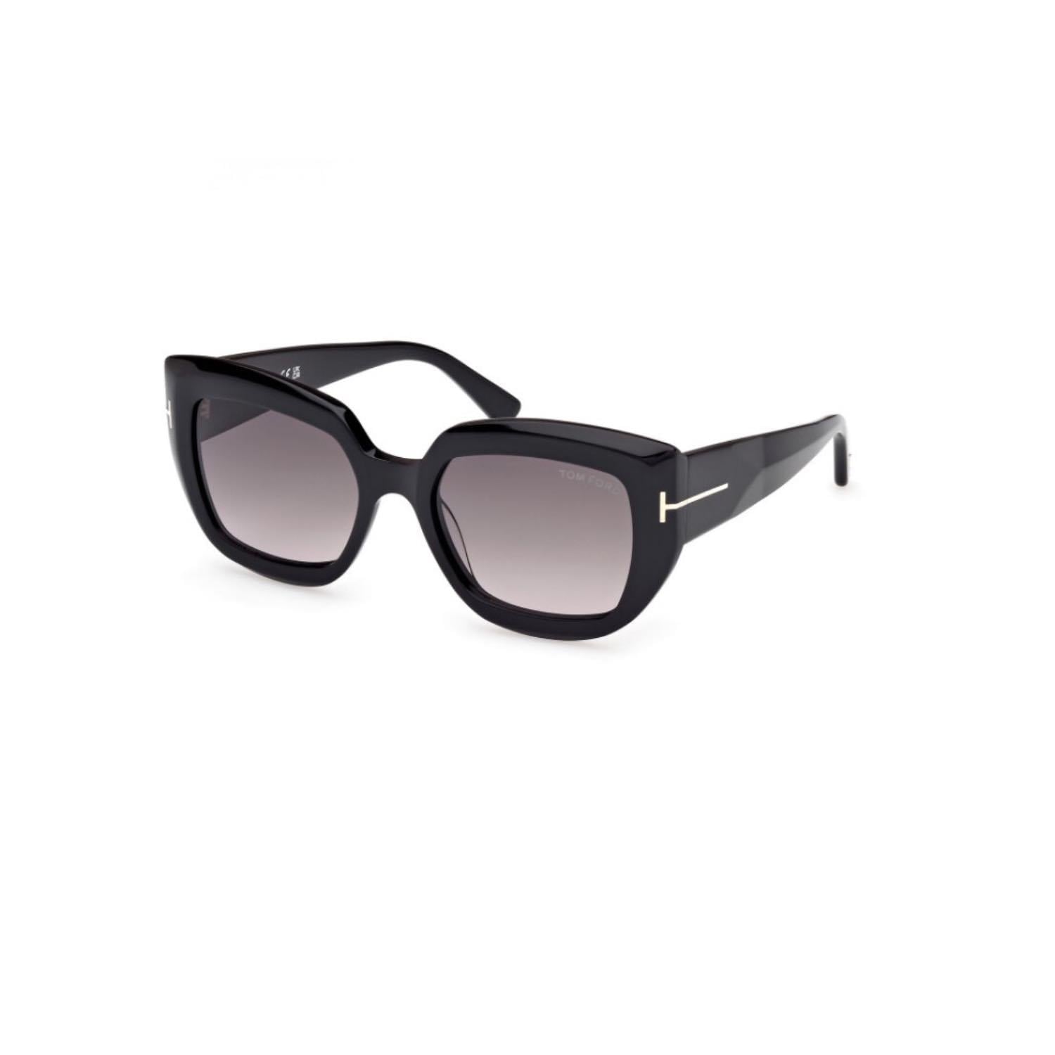 Tom Ford Tf 1192S 01B 53 Kadın Geometrik Siyah Kemik Güneş Gözlüğü