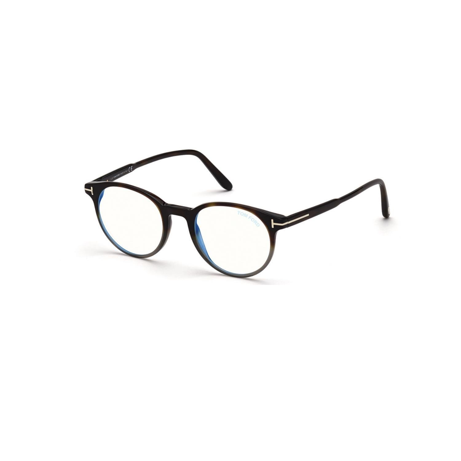 Tom Ford Tf 5695 056 49 Unisex Oval Çok Renkli Kemik Mavi Işık Korumalı Gözlük