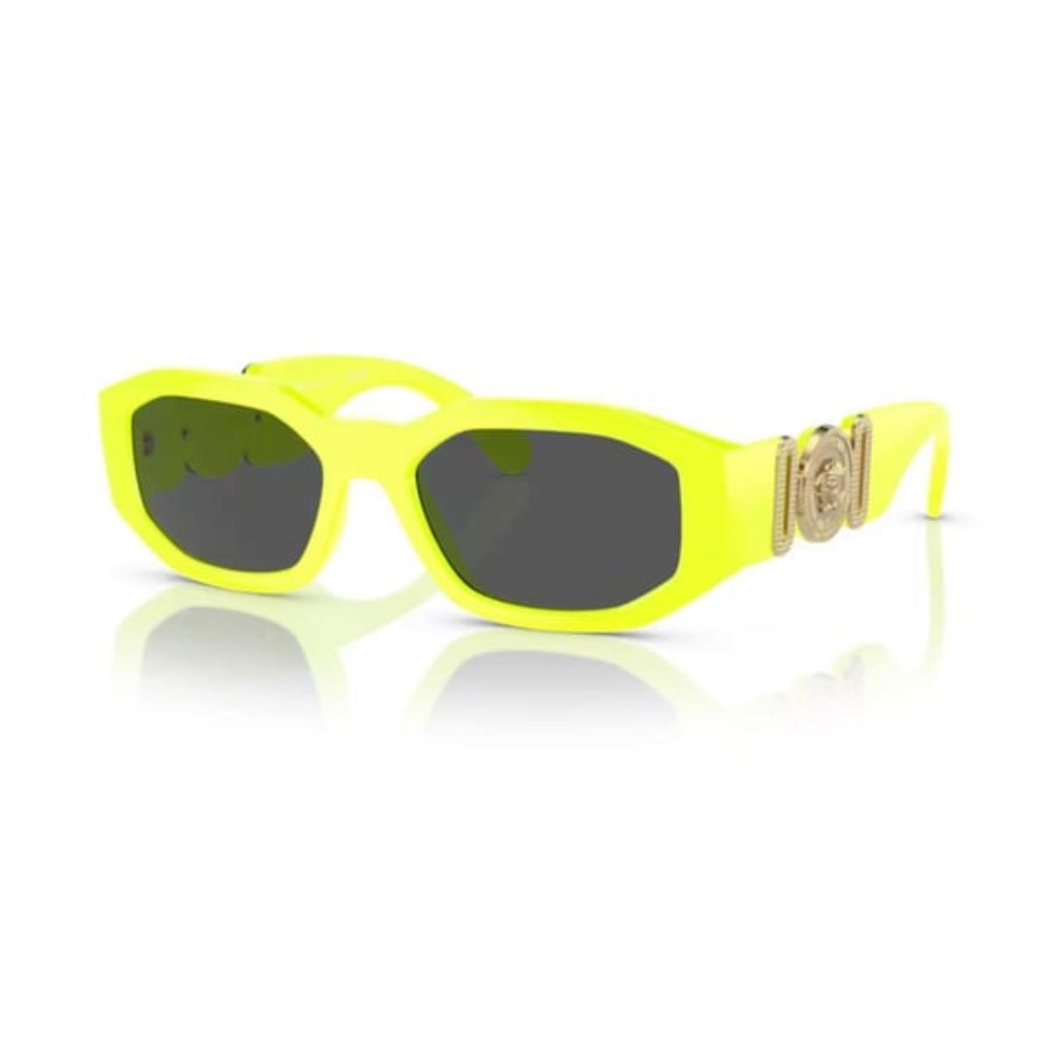 Versace VE 4361 532187 53 Kadın Oval Sarı Kemik Güneş Gözlüğü
