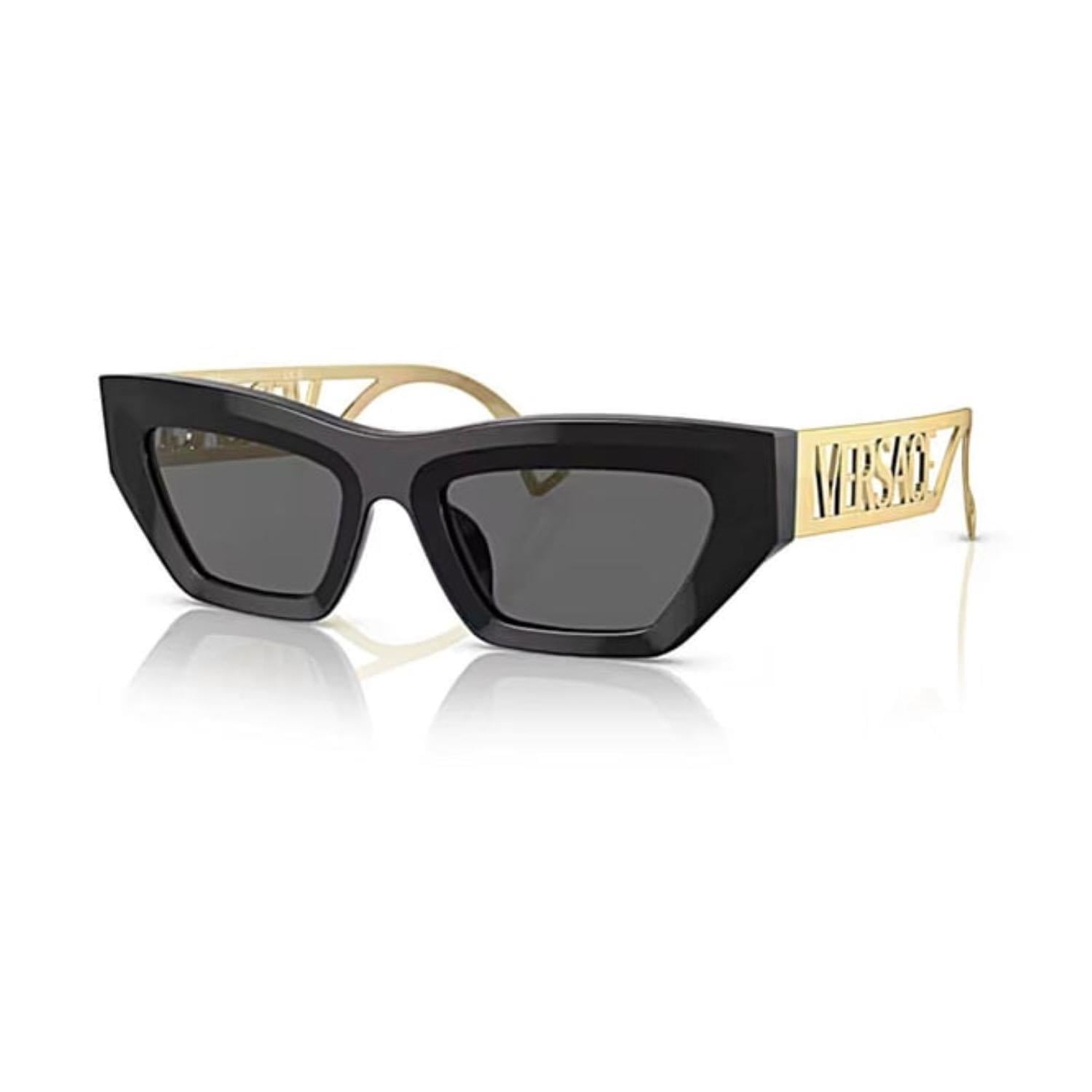 Versace VE 4432U GB187 53 Kadın Siyah Kemik Güneş Gözlüğü