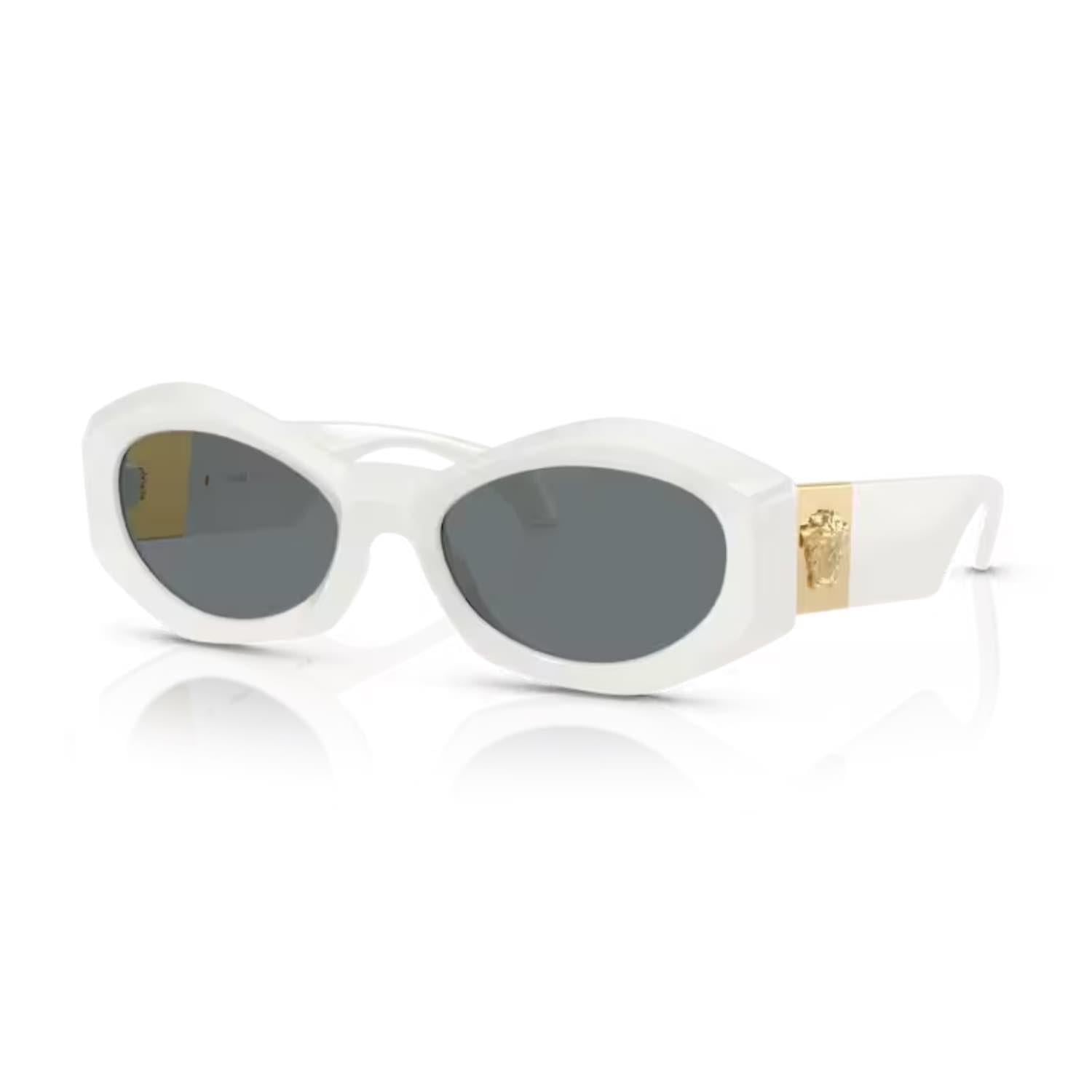 Versace VE 4466U 546280 54 Kadın Geometrik Beyaz Kemik Güneş Gözlüğü