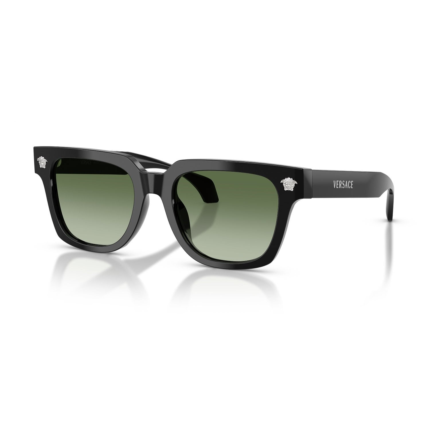 Versace VE 4510U GB18E 52 Unisex Kare Siyah Kemik Güneş Gözlüğü