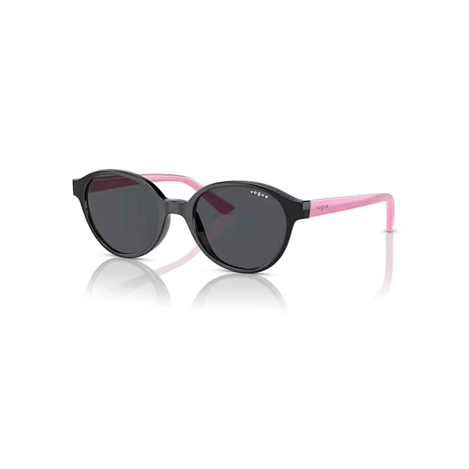 Vogue Junior VJ 2007 W4487 45 Çocuk Oval Siyah Kemik Güneş Gözlüğü