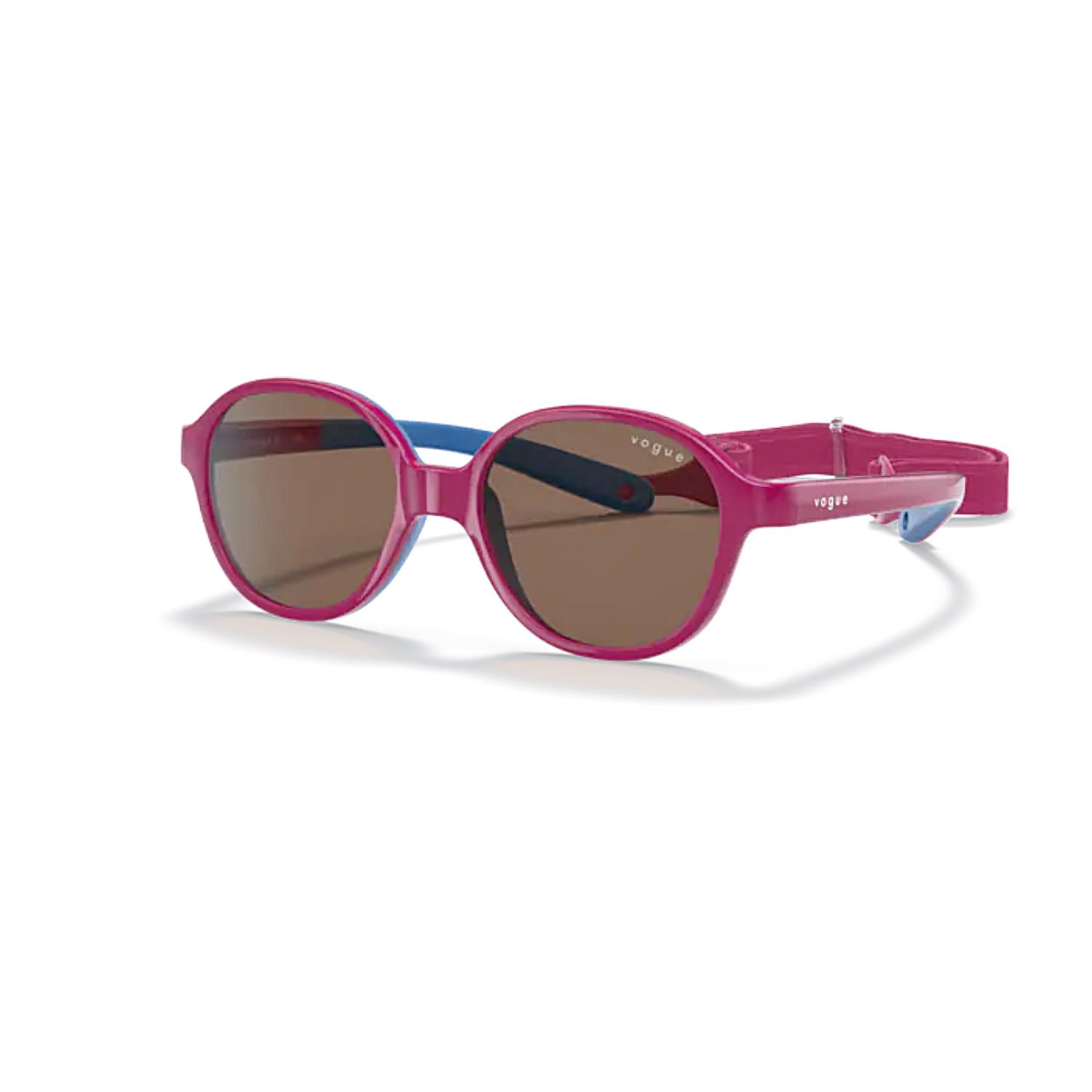 Vogue Junior VJ 2012 256873 40 Çocuk Oval Pembe Kemik Güneş Gözlüğü