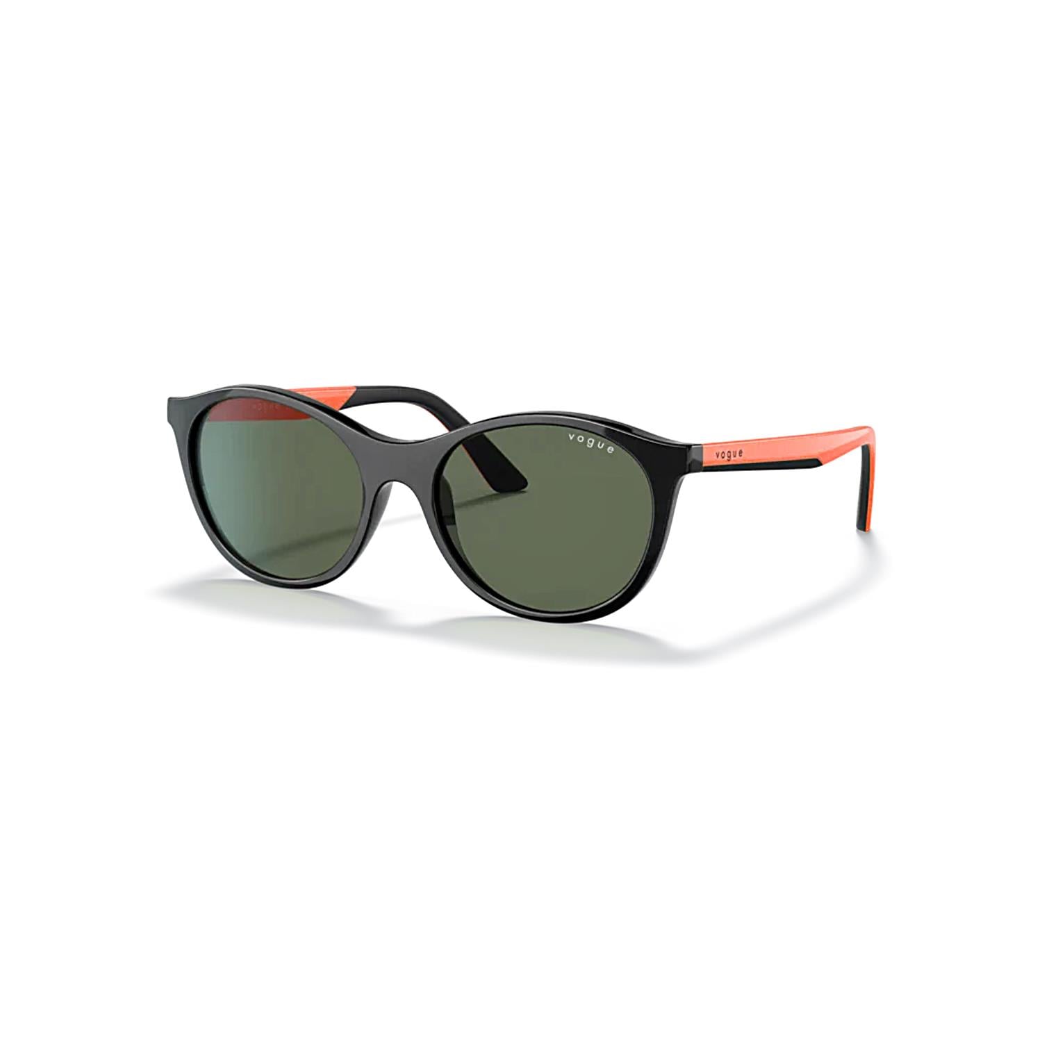 Vogue Junior VJ 2015 W4471 48 Çocuk Oval Siyah Kemik Güneş Gözlüğü