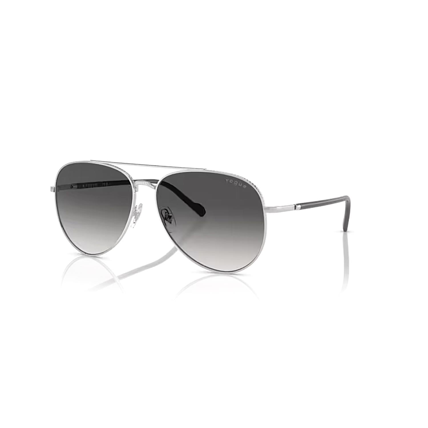 Vogue VO 4290S 3238G 60 Erkek Damla Gümüş Metal Güneş Gözlüğü