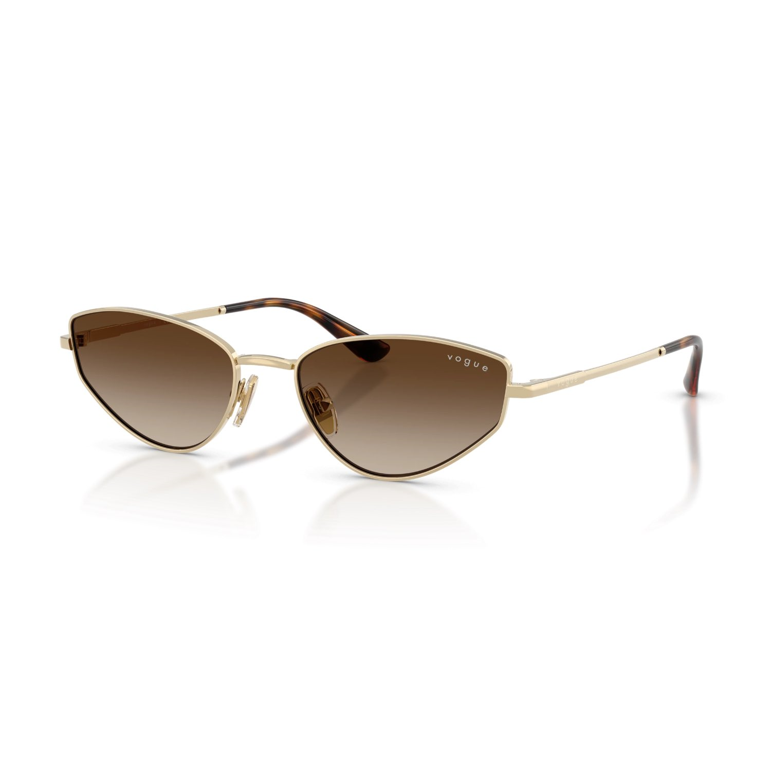 Vogue VO 4339S 84813 56 Kadın Cat Eye Degrade Gold Metal Güneş Gözlüğü