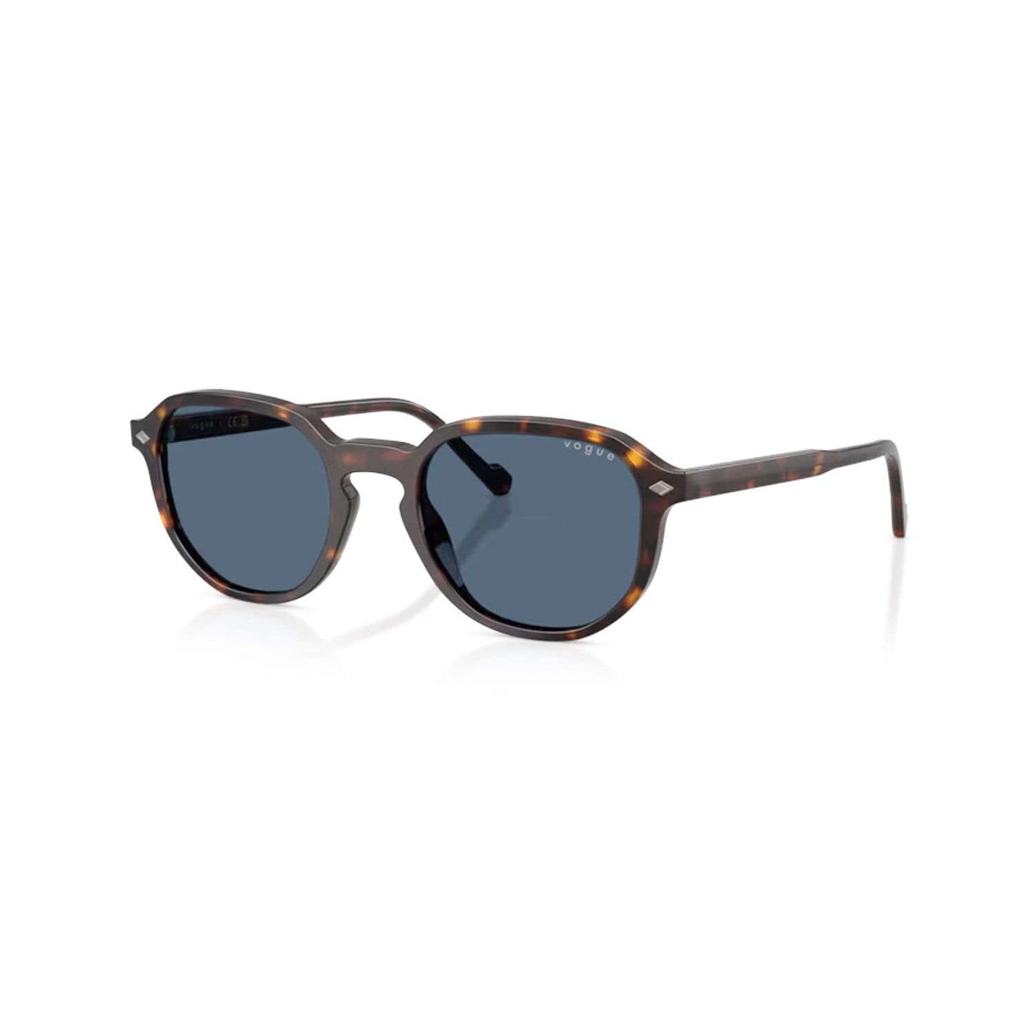 Vogue VO 5707S W65680 51 Unisex Oval Kırçıllı Kahverengi Kemik Güneş Gözlüğü