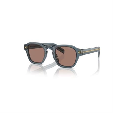 Prada PR A16S 17T05D 49 Unisex Geometrik Mavi Asetat Güneş G