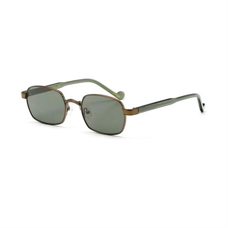 Redberry Java C4 52 Unisex Dikdörtgen Bronz Metal Güneş Gözl