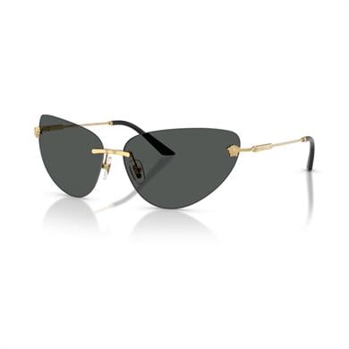 Versace VE 2281 100287 64 Kadın Çekik Gold Metal Güneş Gözlü