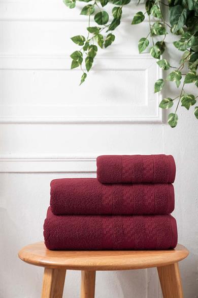 LISA BUKLE JAKARLI HAVLU BORDO 70X130