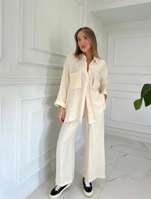 KETEN GÖMLEK PANTOLON TAKIM