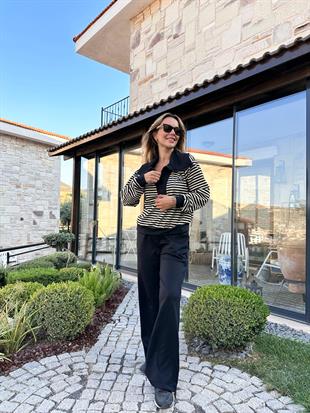 ÖRME TAKIM SİYAH BEYAZ