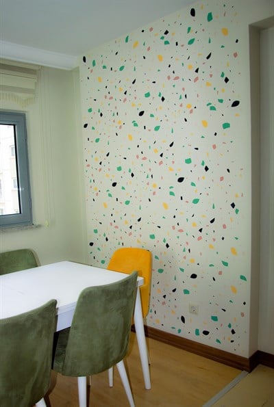 Piktura Duvar Dekorasyon Kiti Terrazzo