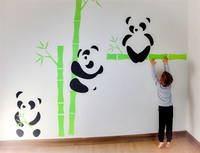 Piktura Stencil Şablon Panda