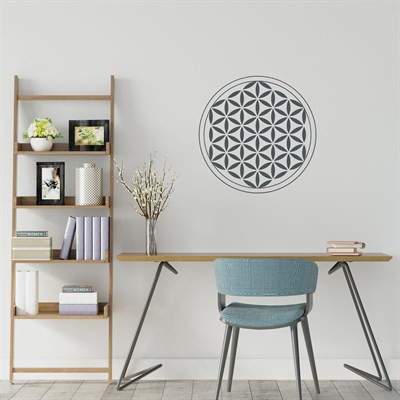 Piktura Stencil Şablon Yaşam Çiçeği Flower Of Life