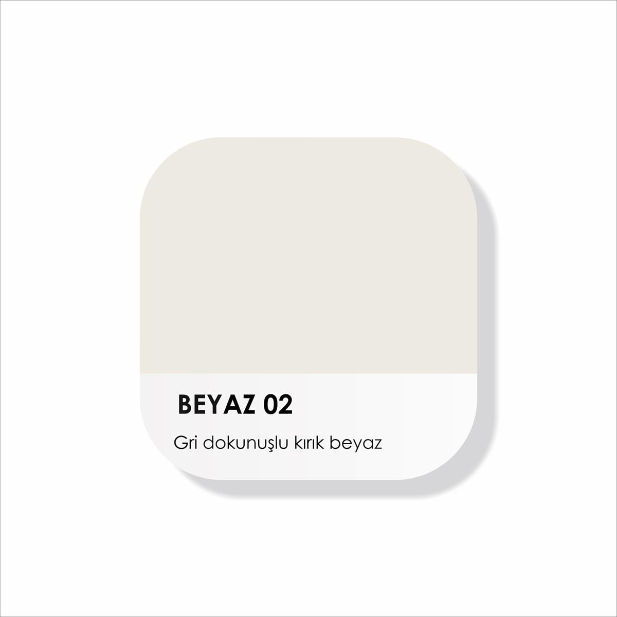 Piktura Su Bazlı Duvar Boyası, 2023 Renkleri - Beyaz 02