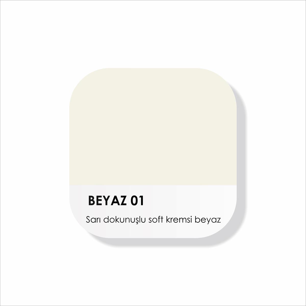 Piktura Su Bazlı Duvar Boyası, 2023 Renkleri - Beyaz 01