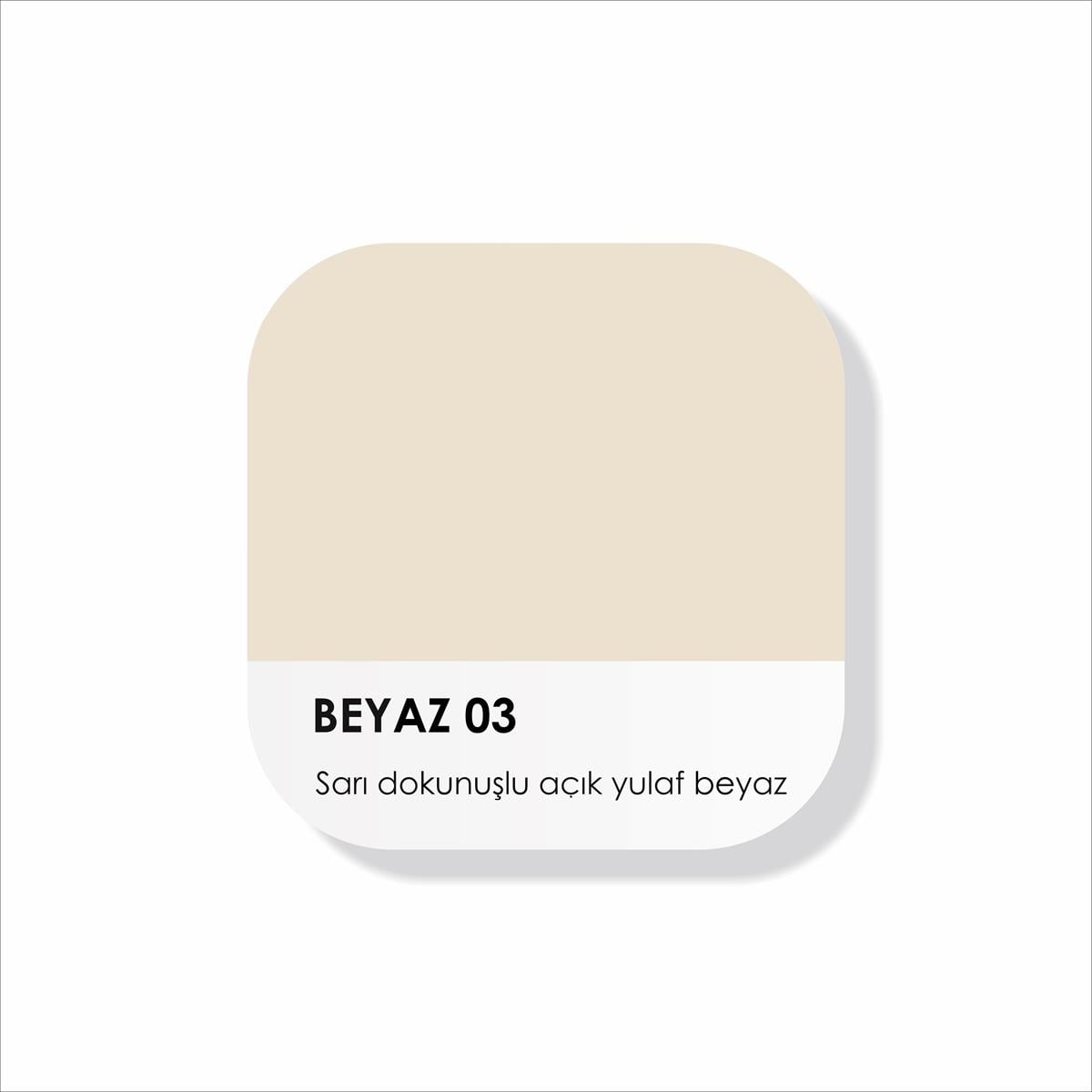 Piktura Su Bazlı Duvar Boyası, 2023 Renkleri - Beyaz 03