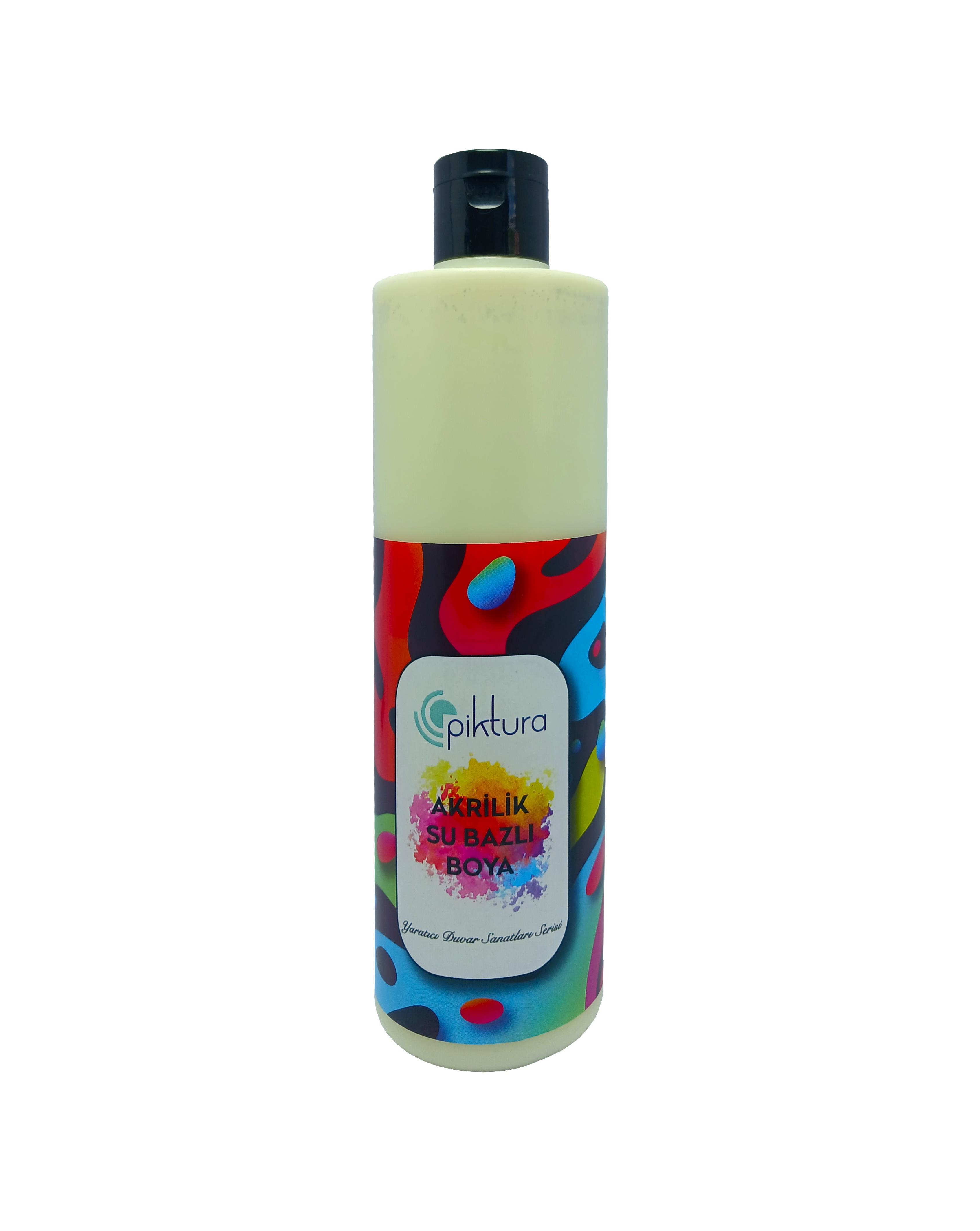 Piktura Su Bazlı Silikonlu Silinebilir İç Cephe Duvar Boyası, Ekonomik Boy, 350ml - Gün Işığı