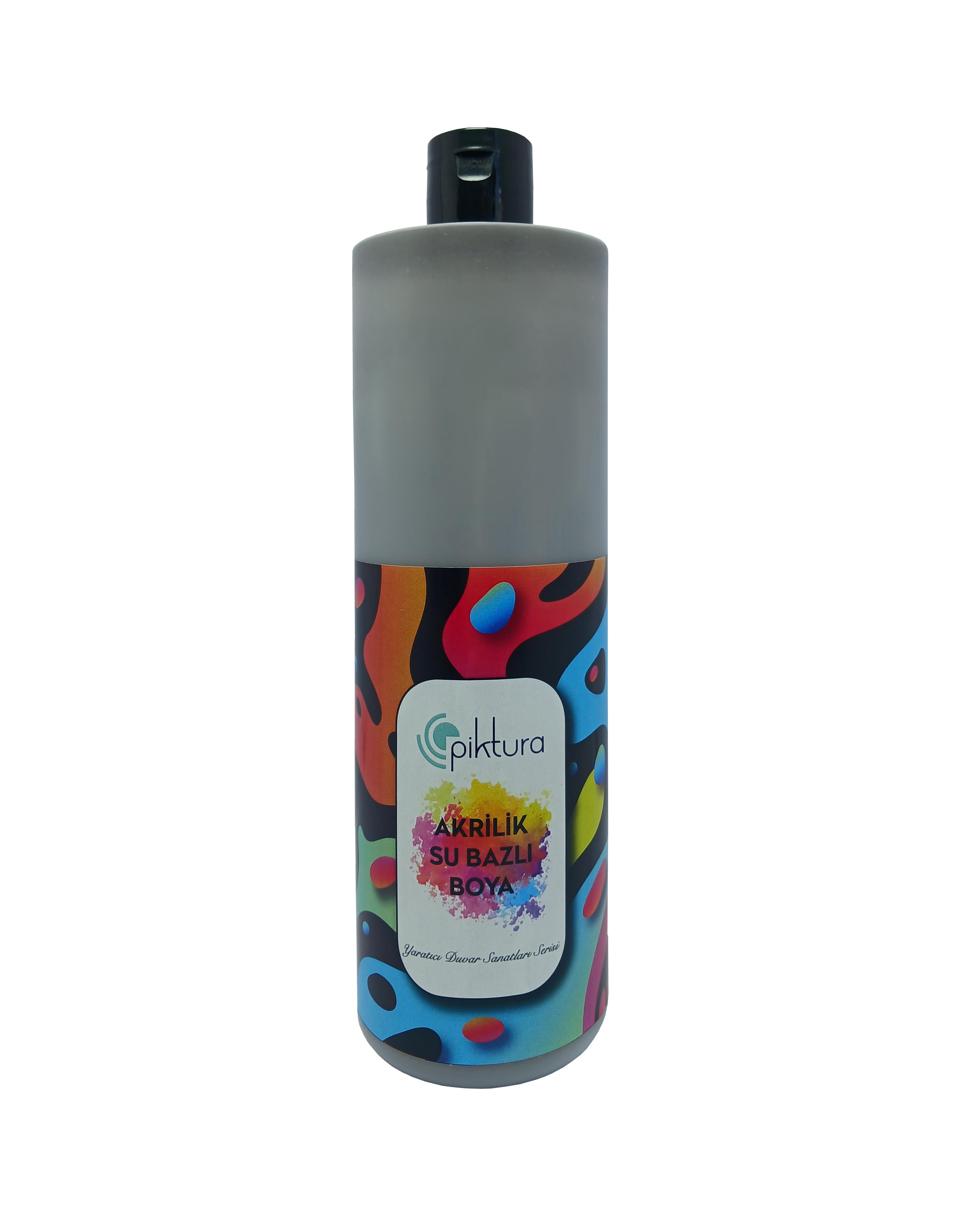 Piktura Su Bazlı Silikonlu Silinebilir İç Cephe Duvar Boyası, Ekonomik Boy, 350ml - Koyu Vizyon