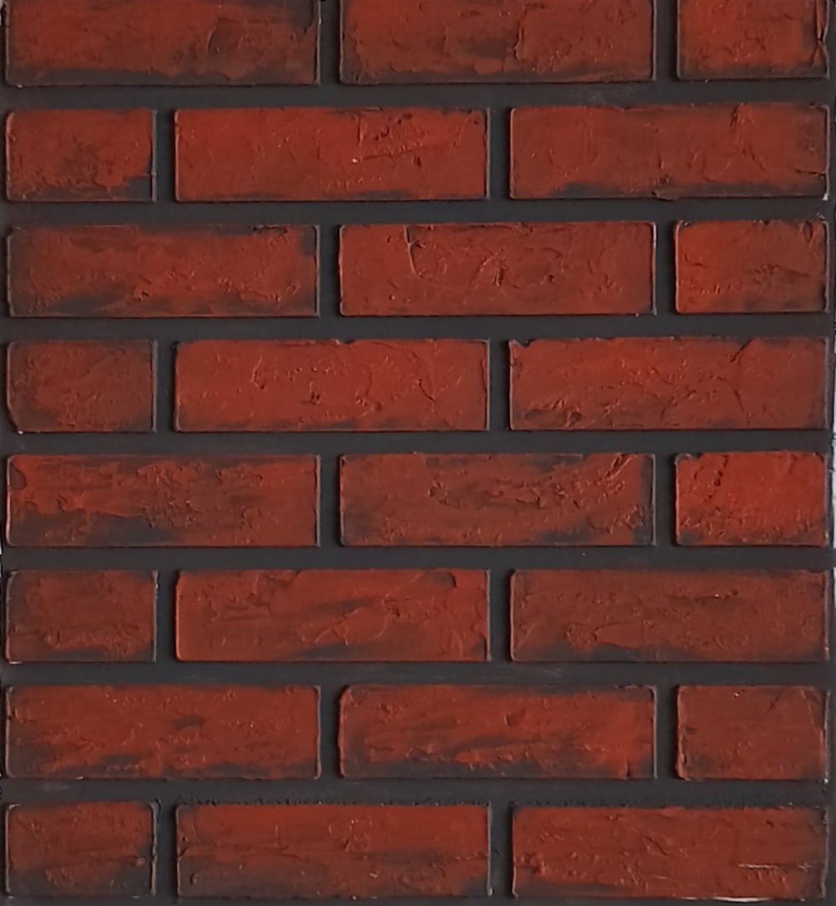 Tuğla Stencil Şablon (Bricks Stencil) Rölyef Pasta ve Saten Alçıya Uygun 3mm kalınlık