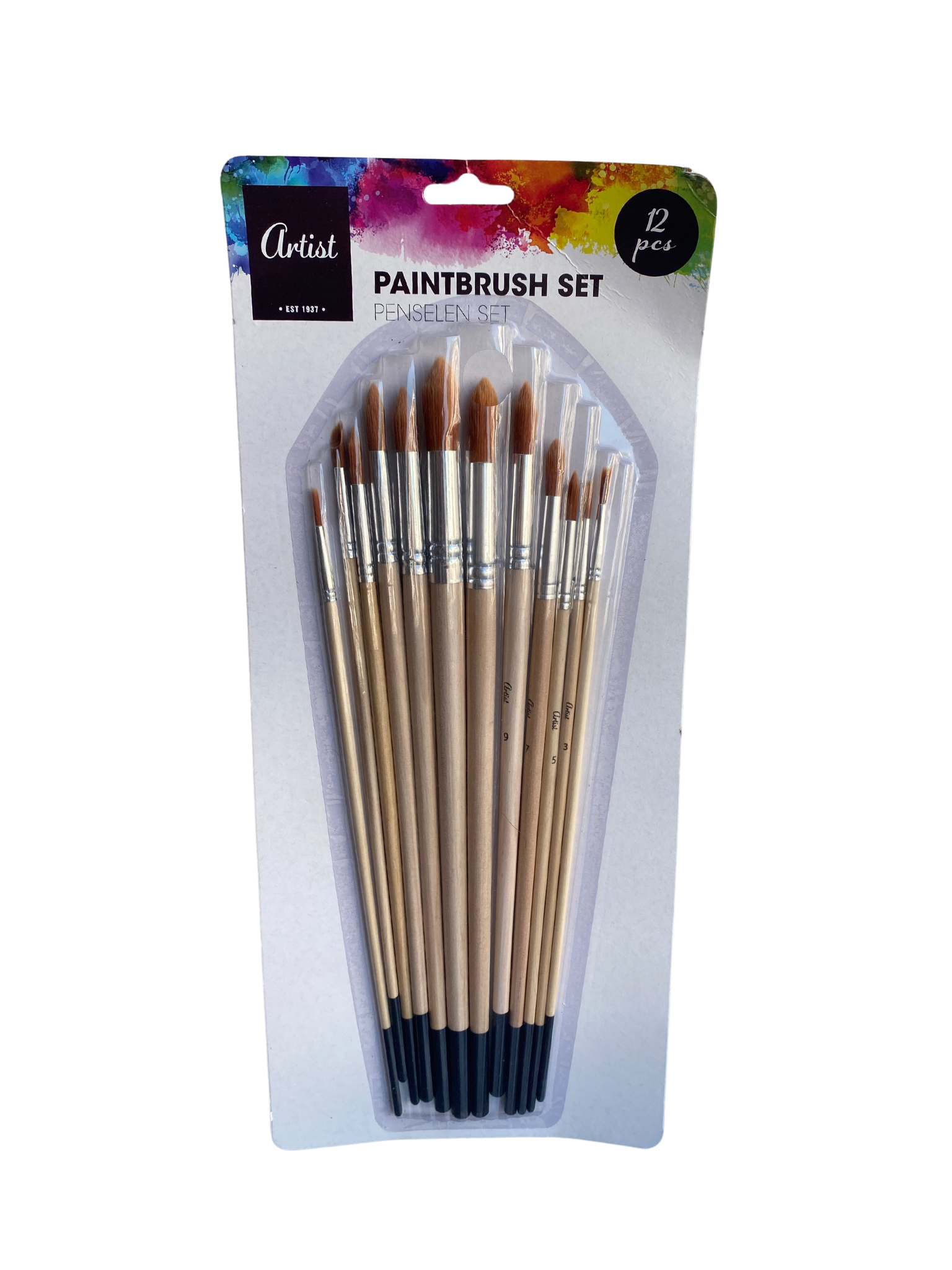 12 parça fırça seti -paintbrush set