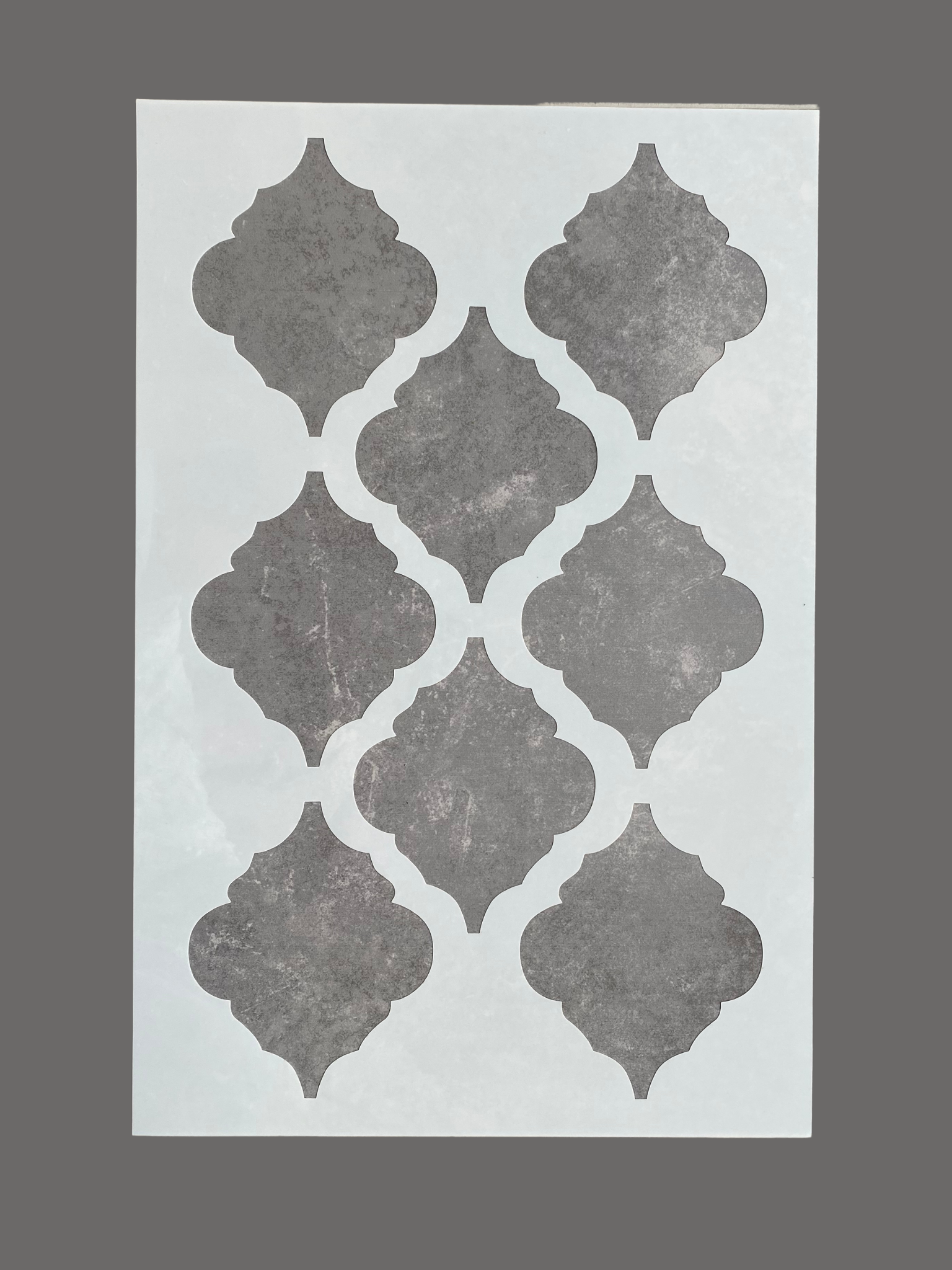 Duvar dekorasyonu stencil şablon 55X46