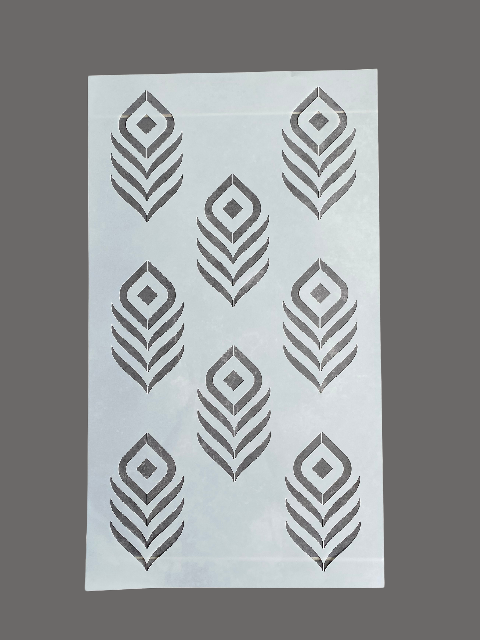 Duvar dekorasyonu stencil şablon 70X40