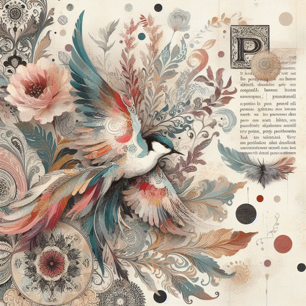 Mix Media Art No.2 Dekopaj Kağıdı